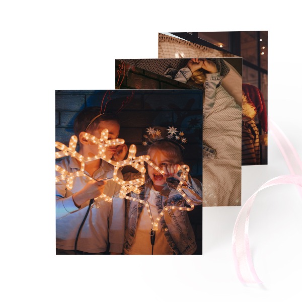 Carte portfolio Portrait (lot de 12) ruban rose (7,1 x 8,8 cm) Carte portfolio Portrait (lot de 12) ruban rose (7,1 x 8,8 cm)