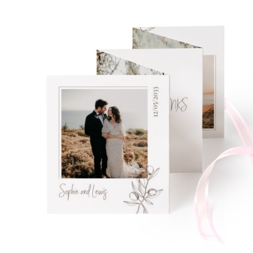 Fold out photo card Portrait pink ribbon - set of 12 (7,1 x 8,8 cm) Fold out photo card Portrait pink ribbon - set of 12 (7,1 x 8,8 cm)
