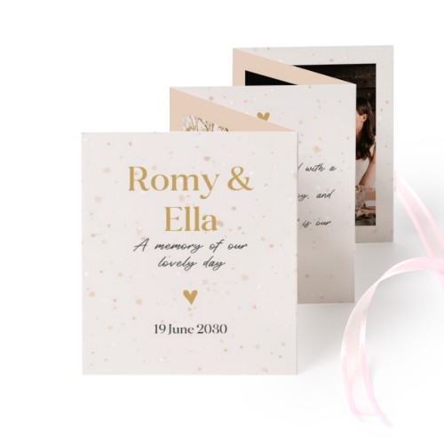 Neutral Terrazzo Heart