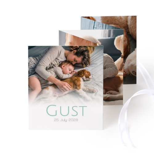 Grusskarte 10-seitig Hochformat Weisser Schleife - 12 Stk. (7,1 x 8,8 cm) Grusskarte 10-seitig Hochformat Weisser Schleife - 12 Stk. (7,1 x 8,8 cm)