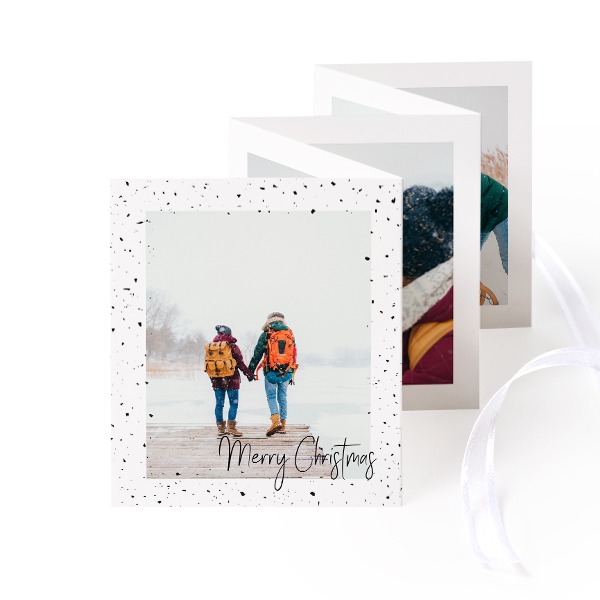 Zigzag fotokaartje Staand Wit lint - Set van 12 (7,1 x 8,8 cm) Zigzag fotokaartje Staand Wit lint - Set van 12 (7,1 x 8,8 cm)