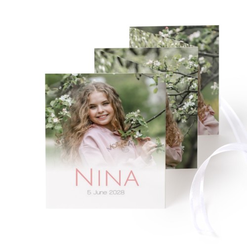 Carte portfolio Portrait (lot de 12) ruban blanc (7,1 x 8,8 cm) Carte portfolio Portrait (lot de 12) ruban blanc (7,1 x 8,8 cm)