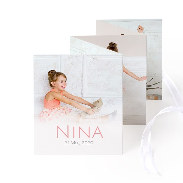 Grusskarte 10-seitig Hochformat Weisser Schleife - 12 Stk. (7,1 x 8,8 cm) Grusskarte 10-seitig Hochformat Weisser Schleife - 12 Stk. (7,1 x 8,8 cm)