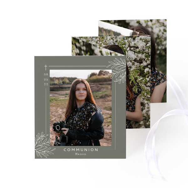 Carte portfolio Portrait (lot de 12) ruban blanc (7,1 x 8,8 cm) Carte portfolio Portrait (lot de 12) ruban blanc (7,1 x 8,8 cm)