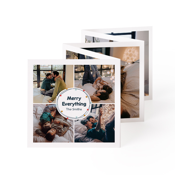 Fold out photo card Square (8 x 8 cm)