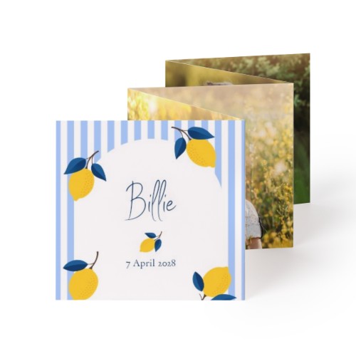 Fold out photo card Square (8 x 8 cm) Fold out photo card Square (8 x 8 cm)