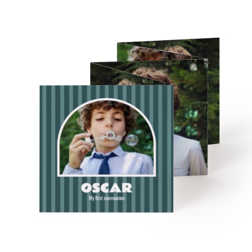 Fotokort 10 sidor Kvadratisk (8 x 8 cm)