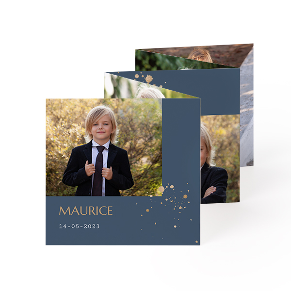 Fold out photo card Square (8 x 8 cm) Fold out photo card Square (8 x 8 cm)