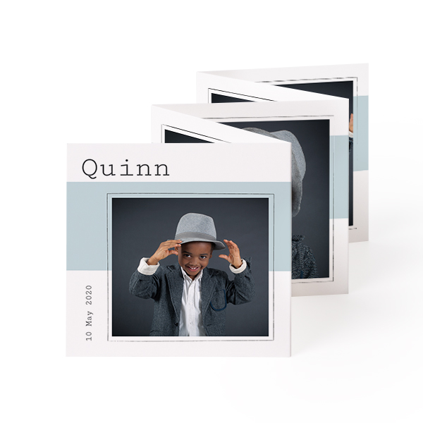 Fold out photo card Square (8 x 8 cm)