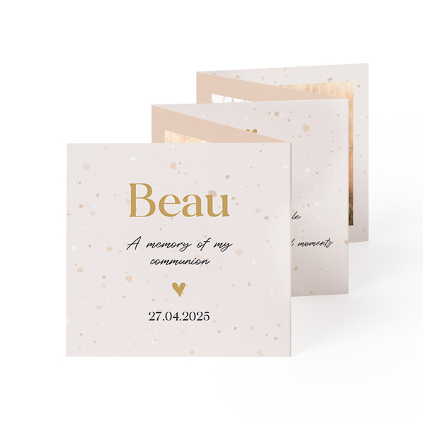 Fold out photo card Square (8 x 8 cm)
