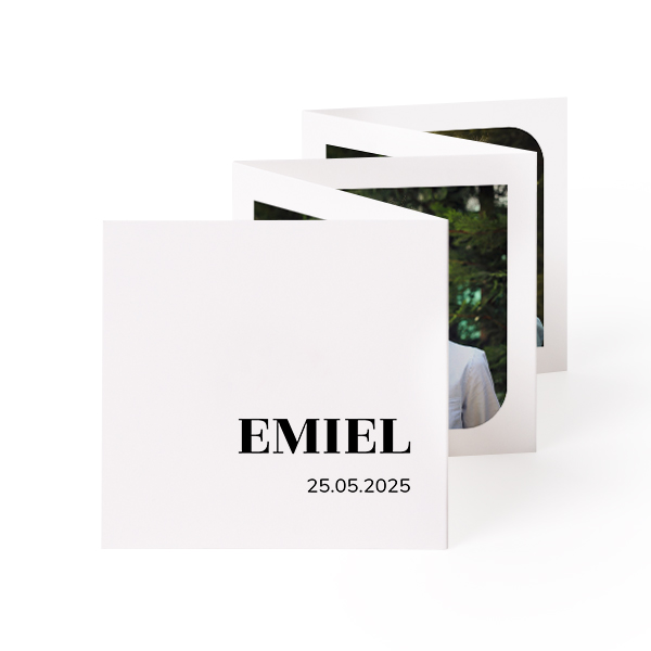 Fold out photo card Square (8 x 8 cm)