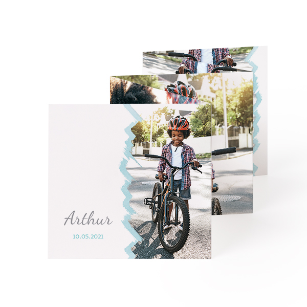 Fold out photo card Square (8 x 8 cm)