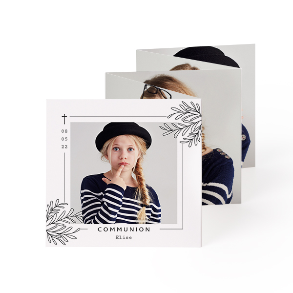 Fold out photo card Square (8 x 8 cm) Fold out photo card Square (8 x 8 cm)