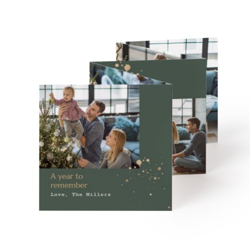 Fold out photo card Square (8 x 8 cm) Fold out photo card Square (8 x 8 cm)
