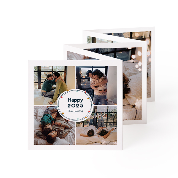 Fold out photo card Square (8 x 8 cm)