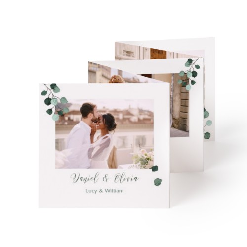 Fold out photo card Square (8 x 8 cm) Fold out photo card Square (8 x 8 cm)