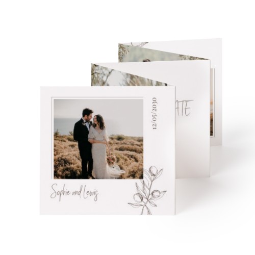 Fold out photo card Square (8 x 8 cm) Fold out photo card Square (8 x 8 cm)