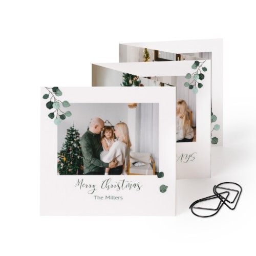 Fotokort 10 sider Kvadrat Sort klips - 12 stk (8 x 8 cm) Fotokort 10 sider Kvadrat Sort klips - 12 stk (8 x 8 cm)