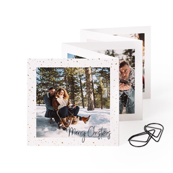 Zigzag fotokaartje Vierkant Zwarte Paperclip - Set van 12 (8 x 8 cm) Zigzag fotokaartje Vierkant Zwarte Paperclip - Set van 12 (8 x 8 cm)