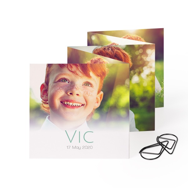 Carte portfolio carrée - trombone noir (lot de 12) (8 x 8 cm) Carte portfolio carrée - trombone noir (lot de 12) (8 x 8 cm)