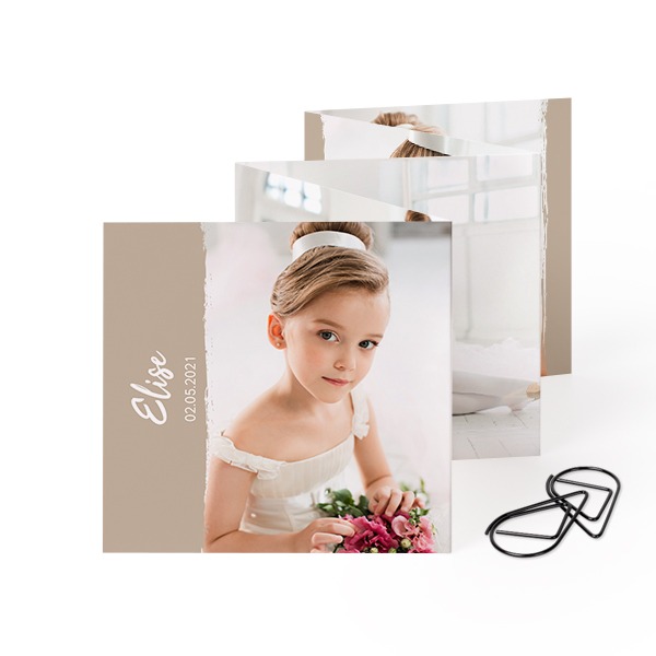 Grusskarte 10-seitig mit schwarzen Klammern - 12 Stk. (8 x 8 cm) Grusskarte 10-seitig mit schwarzen Klammern - 12 Stk. (8 x 8 cm)