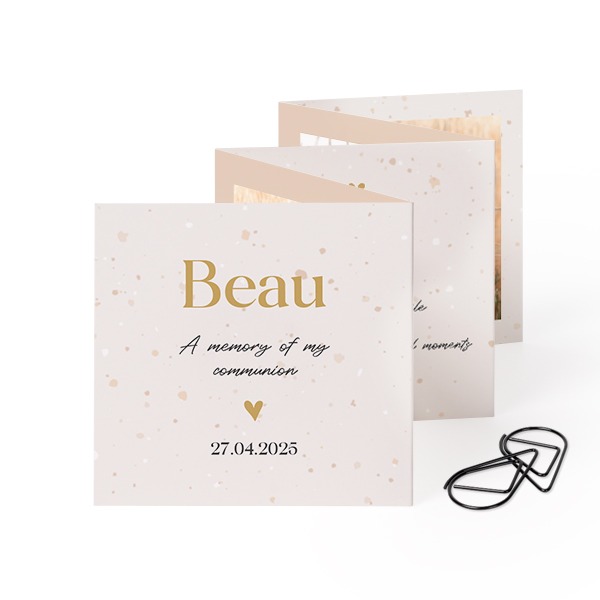 Neutral Terrazzo Heart Neutral Terrazzo Heart