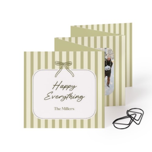 Carte portfolio carrée - trombone noir (lot de 12) (8 x 8 cm) Carte portfolio carrée - trombone noir (lot de 12) (8 x 8 cm)