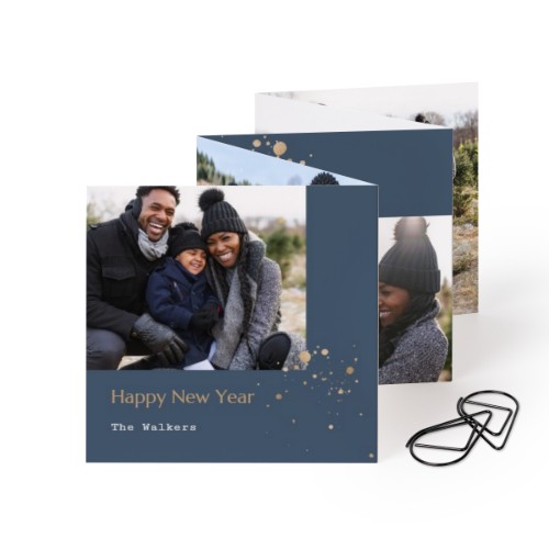 Carte portfolio carrée - trombone noir (lot de 12) (8 x 8 cm) Carte portfolio carrée - trombone noir (lot de 12) (8 x 8 cm)