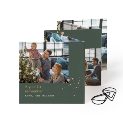 Carte portfolio carrée - trombone noir (lot de 12) (8 x 8 cm) Carte portfolio carrée - trombone noir (lot de 12) (8 x 8 cm)