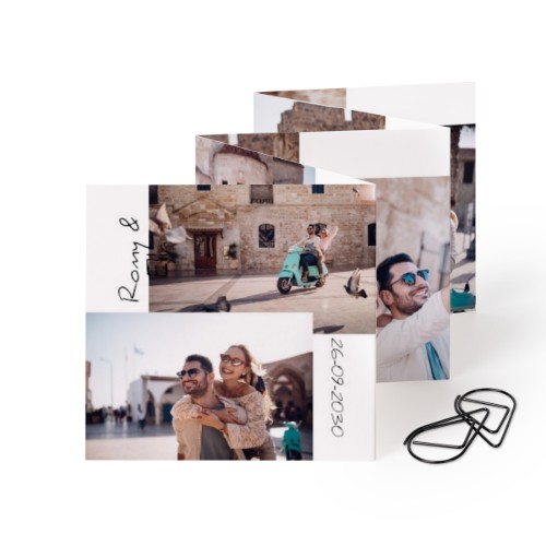 Kuvakortit 10 sivua Neliö Mustalla pidikkeellä - 12 kpl (8 x 8 cm)