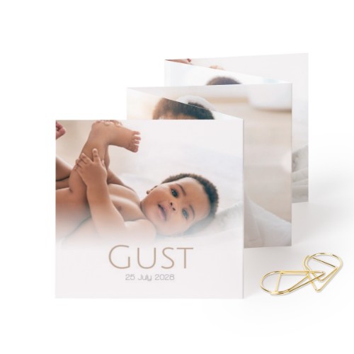 Grusskarte 10-seitig mit goldfarbene Klammern - 12 Stk. (8 x 8 cm) Grusskarte 10-seitig mit goldfarbene Klammern - 12 Stk. (8 x 8 cm)