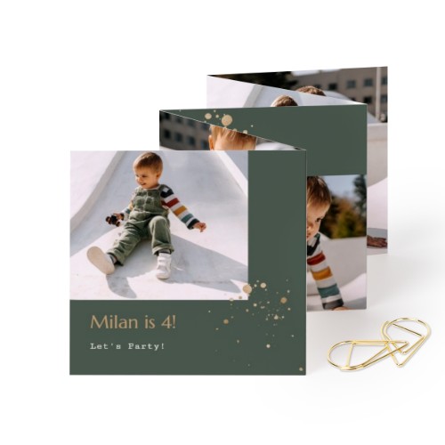 Fotokort 10 sidor Kvadratisk med GuldfÀrgat gem - 12 st (8 x 8 cm) Fotokort 10 sidor Kvadratisk med GuldfÀrgat gem - 12 st (8 x 8 cm)