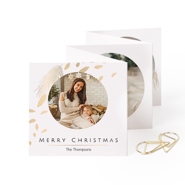 Portfoliokaart Vierkant Gouden Paperclip (set van 12) (8 x 8 cm) Portfoliokaart Vierkant Gouden Paperclip (set van 12) (8 x 8 cm)