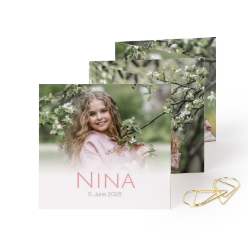 Portfoliokaart Vierkant Gouden Paperclip (set van 12) (8 x 8 cm) Portfoliokaart Vierkant Gouden Paperclip (set van 12) (8 x 8 cm)