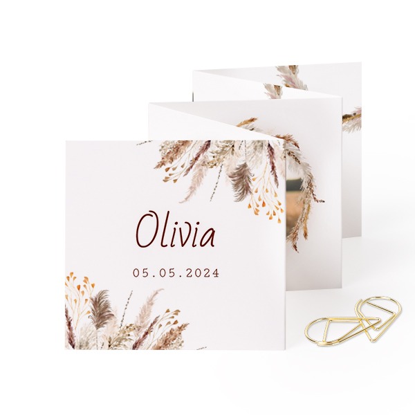 Zigzag fotokaartje Vierkant Gouden Paperclip - Set van 12 (8 x 8 cm) Zigzag fotokaartje Vierkant Gouden Paperclip - Set van 12 (8 x 8 cm)