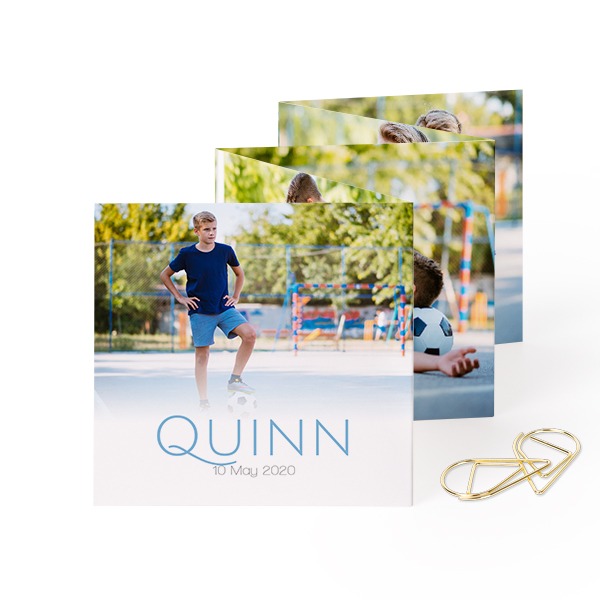 Fotokort 10 sider Firkant med Gullfarget klips - 12 stk (8 x 8 cm) Fotokort 10 sider Firkant med Gullfarget klips - 12 stk (8 x 8 cm)