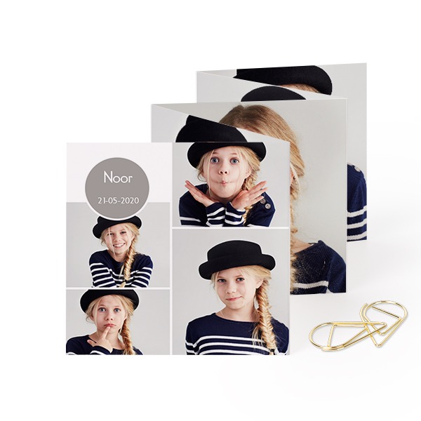 Fotokort 10 sider Firkant med Gullfarget klips - 12 stk (8 x 8 cm) Fotokort 10 sider Firkant med Gullfarget klips - 12 stk (8 x 8 cm)