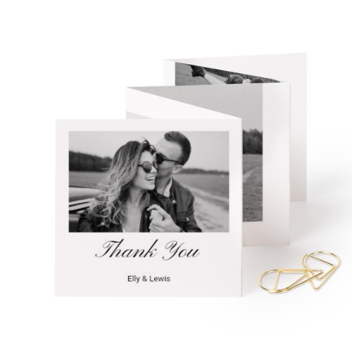 Kuvakortit 10 sivua Neliö Kultaisella pidikkeellä - 12 kpl (8 x 8 cm)