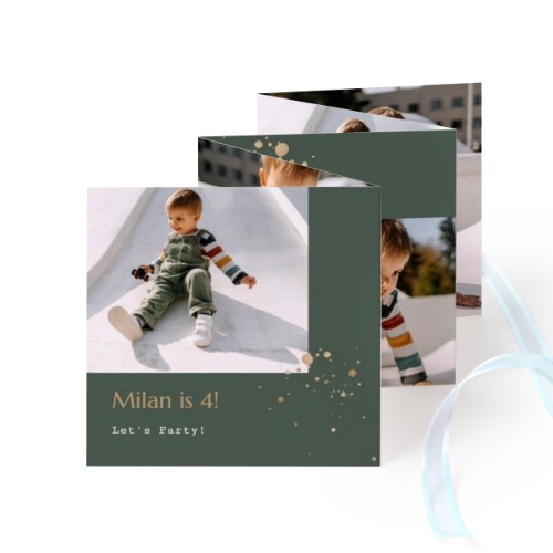 Fotokort 10 sidor Kvadratisk BlÄ band - 12 st (8 x 8 cm) Fotokort 10 sidor Kvadratisk BlÄ band - 12 st (8 x 8 cm)