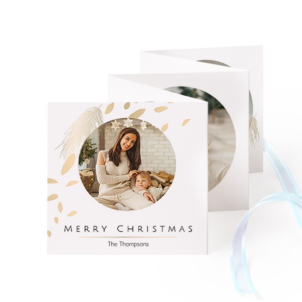 portfoliocard8cmsq_leavesandfeathersgold