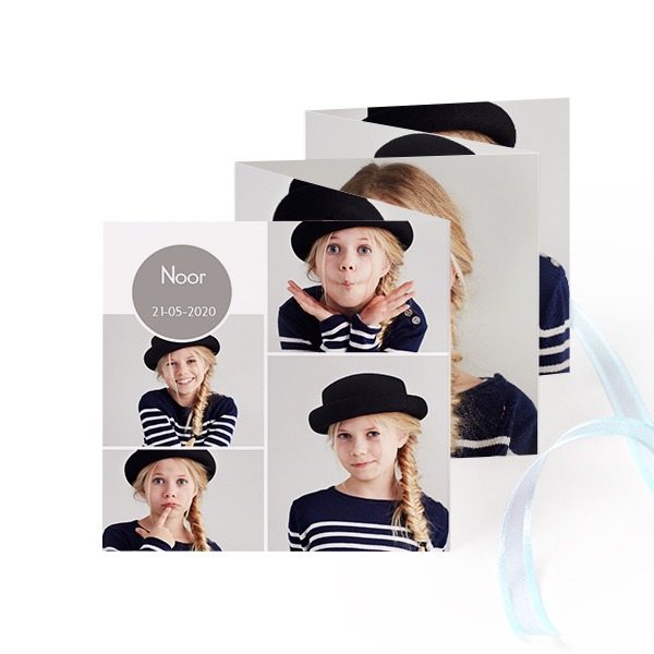 Portfoliokaart Vierkant (Set van 12) Blauw lint (8 x 8 cm) Portfoliokaart Vierkant (Set van 12) Blauw lint (8 x 8 cm)