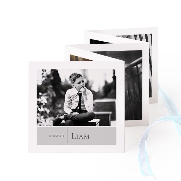 Portfoliokaart Vierkant (Set van 12) Blauw lint (8 x 8 cm) Portfoliokaart Vierkant (Set van 12) Blauw lint (8 x 8 cm)
