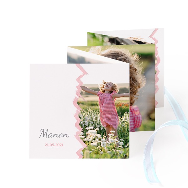 Portfoliokaart Vierkant (Set van 12) Blauw lint (8 x 8 cm) Portfoliokaart Vierkant (Set van 12) Blauw lint (8 x 8 cm)