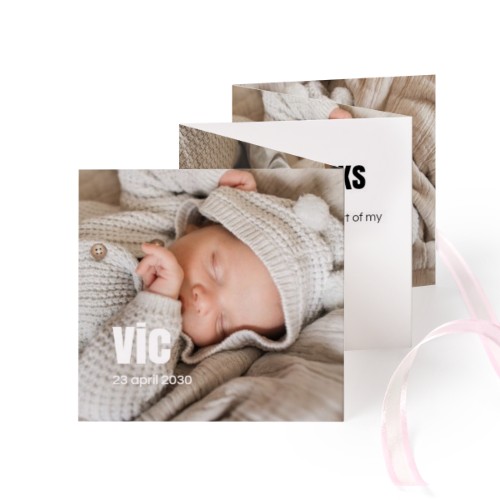 Zigzag fotokaartje Vierkant Roze lint - Set van 12 (8 x 8 cm) Zigzag fotokaartje Vierkant Roze lint - Set van 12 (8 x 8 cm)