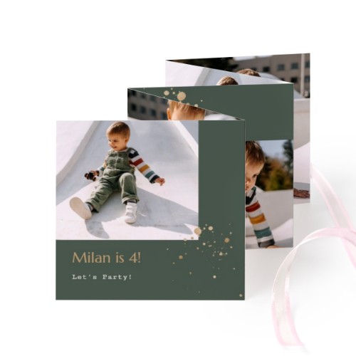 Fotokort 10 sidor Kvadratisk Rosa band - 12 st (8 x 8 cm) Fotokort 10 sidor Kvadratisk Rosa band - 12 st (8 x 8 cm)