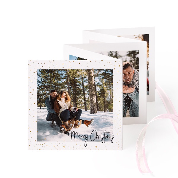 Zigzag fotokaartje Vierkant Roze lint - Set van 12 (8 x 8 cm) Zigzag fotokaartje Vierkant Roze lint - Set van 12 (8 x 8 cm)