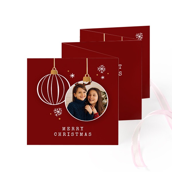 Carte portfolio Carré (lot de 12) ruban rose (8 x 8 cm) Carte portfolio Carré (lot de 12) ruban rose (8 x 8 cm)