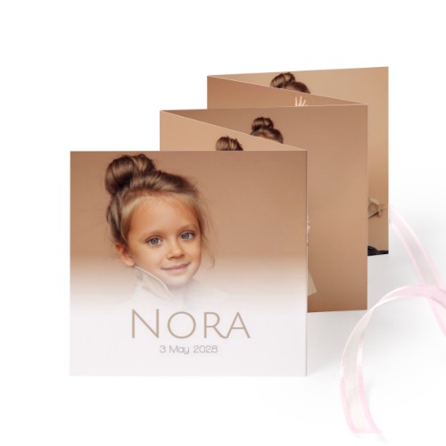 Portfoliokaart Vierkant (Set van 12) Roze lint (8 x 8 cm) Portfoliokaart Vierkant (Set van 12) Roze lint (8 x 8 cm)
