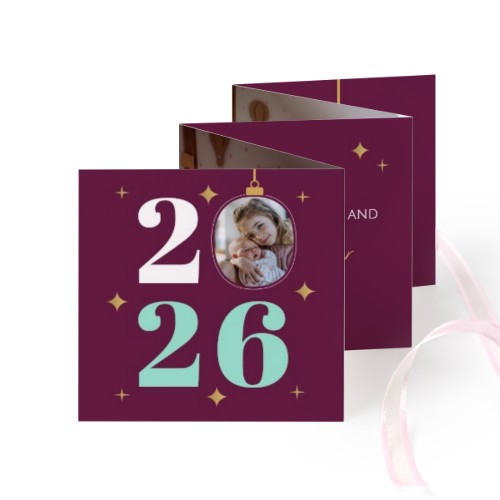 Carte portfolio Carré (lot de 12) ruban rose (8 x 8 cm) Carte portfolio Carré (lot de 12) ruban rose (8 x 8 cm)