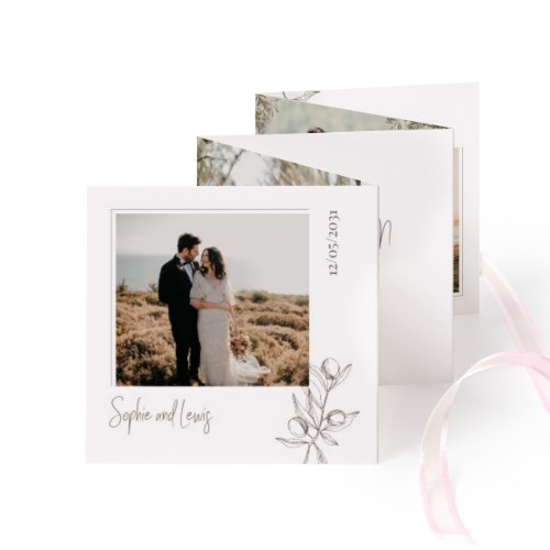 Portfoliokaart Vierkant (Set van 12) Roze lint (8 x 8 cm) Portfoliokaart Vierkant (Set van 12) Roze lint (8 x 8 cm)